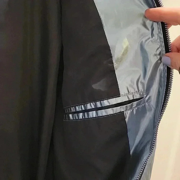 Sean John Metallic Bomber Jacket Size XL - Picture 5 of 9